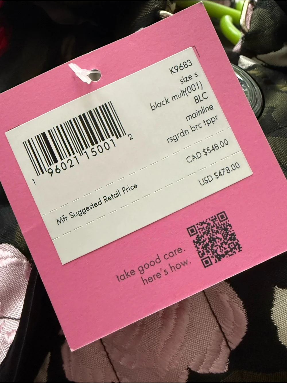 Kate Spade Rose Garden Brocade Quilted Topper